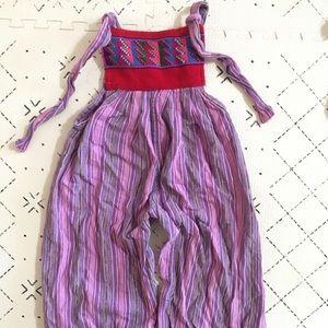 Ethnic toddler romper